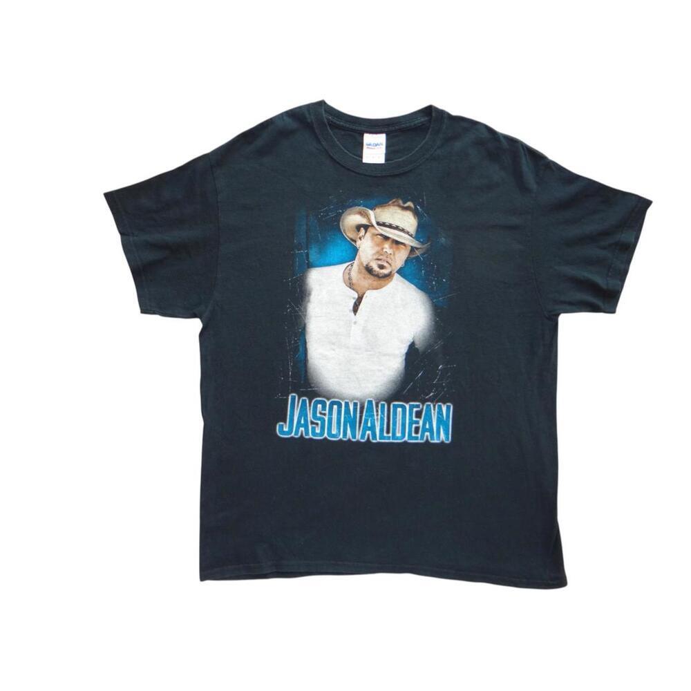Jason Aldean 2015 Tour‎ Black Graphic T-Shirt
